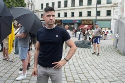 Martin Sellner, 35, was invited to speak at a conference in Zurich